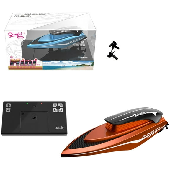 High-Speed 2.4G Remote Control Boat - 20Km/h Racing RC Yacht with Capsize Recovery, USB Rechargeable, 15m Range - Blue/Green/Orange (14+ Years)
