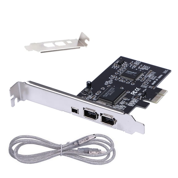 High-Speed 3 Ports 1394A Expansion Card Dual-Chip Design for Connecting External 1394 Devices
