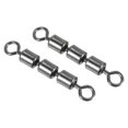 thumbnail image 1 of High Speed 3 Roller Swivel, 26lb Copper Barrel Bead Chain Rolling, Black 20 Pack, 1 of 6