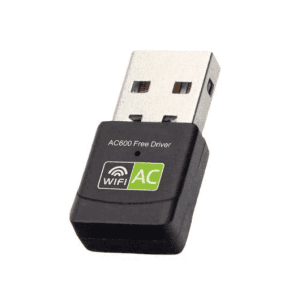 High Speed Band Wireless LAN Adapter for Desktop PC with 600Mbps Network Connectivity and Stable USB Receiver