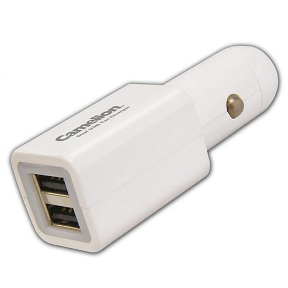 High Speed Camelion USB Car Charger 2.4A Dual Slot