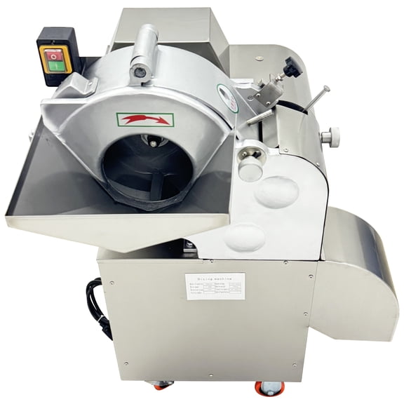 High Speed Commercial Dicer Machine Fully Automatic Vegetable Semi Frozen Meat Cube Cutter