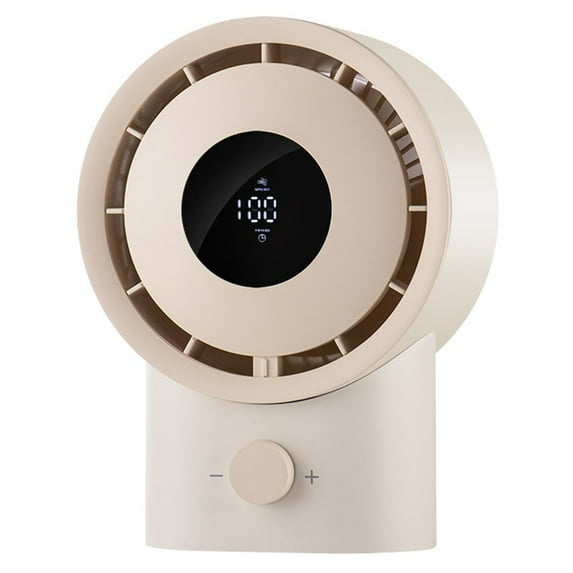 High Speed Digital Display Desktop Rechargeable Desk Fan 4000Mah 100 Rpm