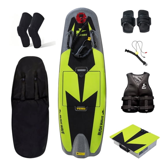 XRELIATECH Knight H1 High Speed Electric Surfboard 12kW Water Jet, 52km/h Max Speed, 55-100 Min Battery Life, IP67 Waterproof for Adult Ocean Water
