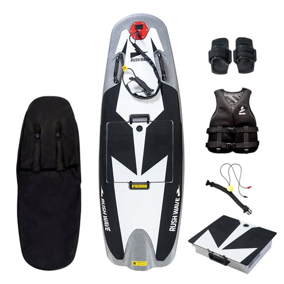 High-Speed Electric Surfboard 12KW Water Jet Surf Board, Max-Speed of 52KM/h, Battery Life of 55-100 Min, IP67 Waterproof, Electric Jet Surfboard for Adult