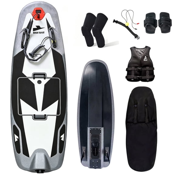 XRELIATECH Knight H1 High Speed Electric Surfboard 12kW Water Jet, 52km/h Max Speed, 55-100 Min Battery Life, IP67 Waterproof for Adult Ocean Water