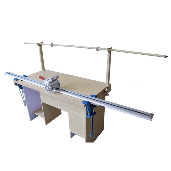 High Speed Fabric Cutter Delay Function Fabric End Cutting Machine with Digital Counter 86 Inch Rack 220V