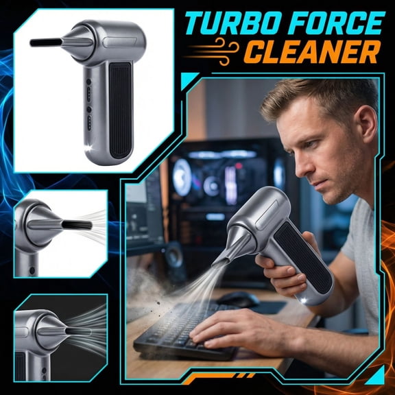 High-Speed Handheld Blower 130,000 RPM Cordless Air Duster for Cleaning Computer PC Car Dryer (1pc, 130,000 RPM Base Version (52m/s, 2*2000mAh Battery))