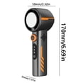 thumbnail image 1 of High Speed Handheld Fan Digital Display,100 Speed Adjustable Airflow Control,USB Rechargeable Portable Mini Fan,Brushless Motor Strong Wind Output,Outdoor Travel Commute Cooling Device, 1 of 8