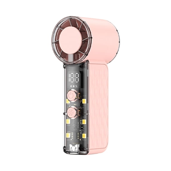 High-Speed Handheld Fan,Portable Handheld Fan Battery Powered Rechargeable Fan Cooling Fans that Blow Cold Air