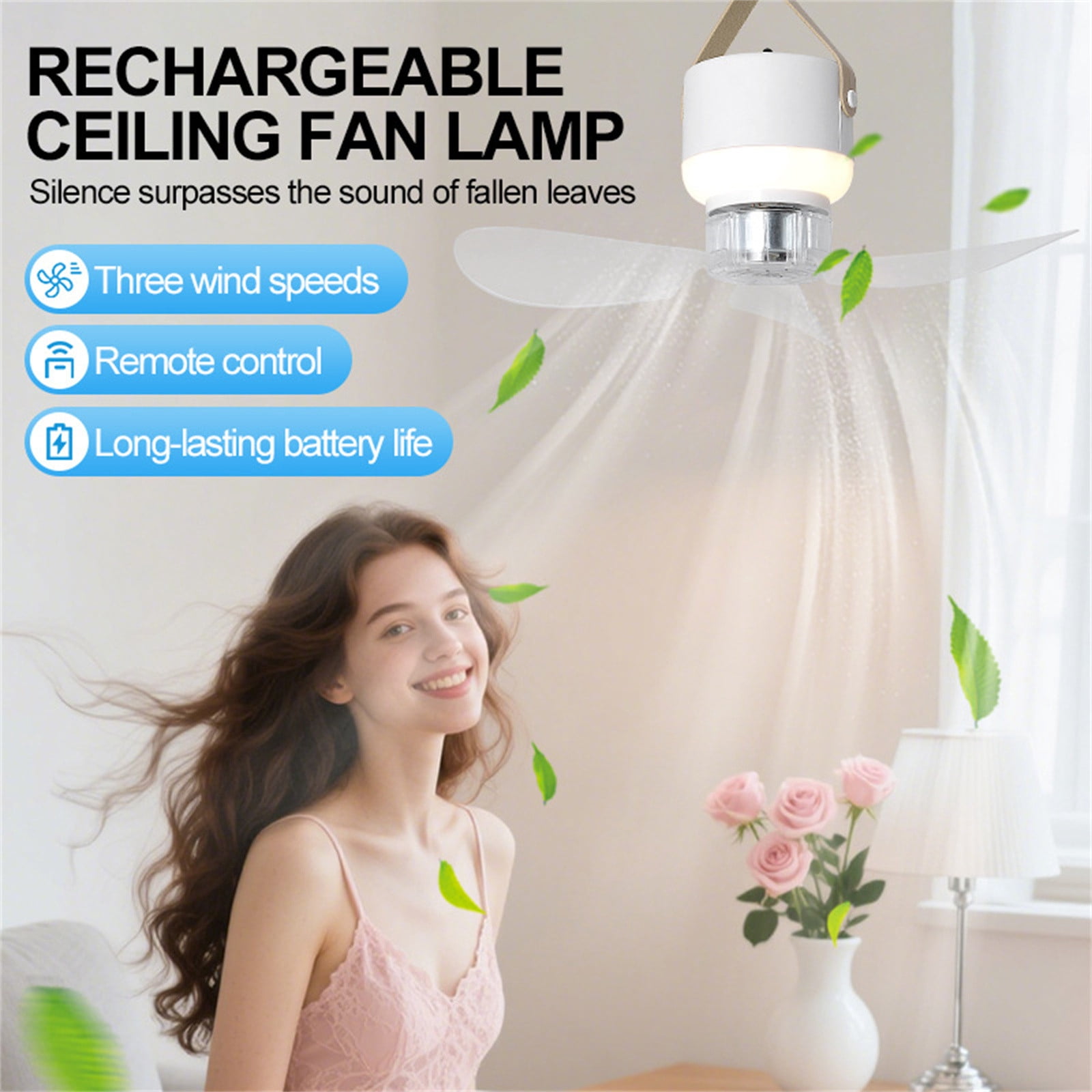 High-Speed Handheld Turbine Fan, Portable Violent Air Duster for Car Cleaning & Snow Removal, 3-in-1 Electric Blower & Vacuum for Camping, Electronics & Home, USB Rechargeable, Cordless