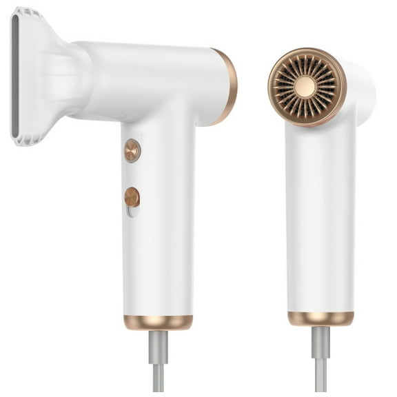 High-Speed Ionic Hair Dryer with 110,000 RPM Brushless Motor, Professional Lightweight Blow Dryer for Fast Drying, Frizz Control & Shine, Includes Magnetic Nozzle