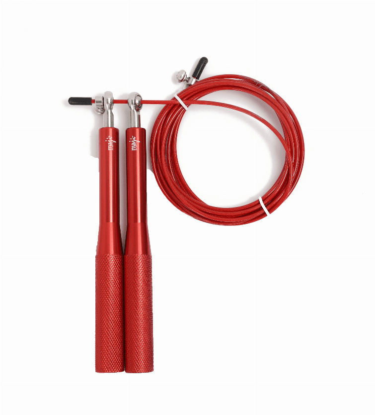 High Speed Jump Rope Aluminum Handles Lightweight Portable for Cardio Training
