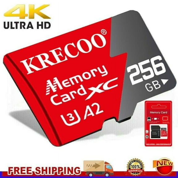 High Speed Micro SD Card 256GB Class10 TF Memory Card W/ Adapter Lot
