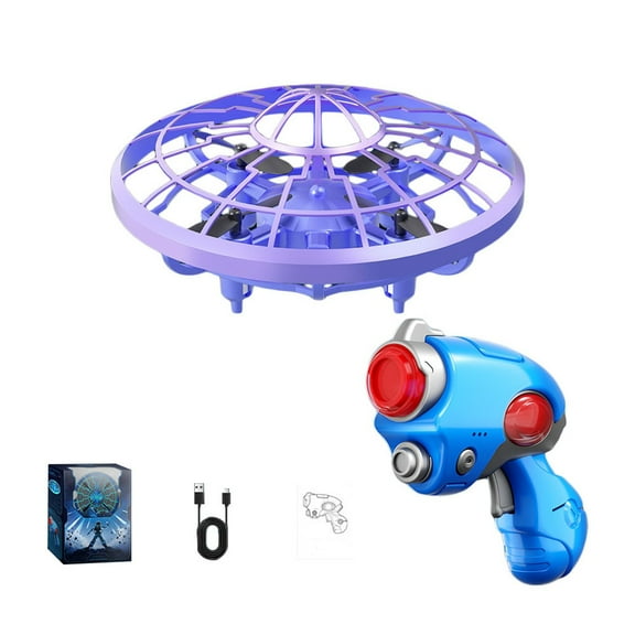 High Speed Mini UFO Flying Toy With LED Lights For Kids Adults Cool Hovering Disks Indoor Outdoor Play Education