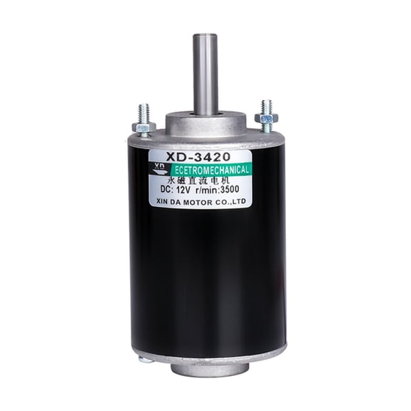 High Speed Motor 12V 3500RPM Permanent Magnets Motor For Small Cutting Tables And Grinders With Coppers Winding