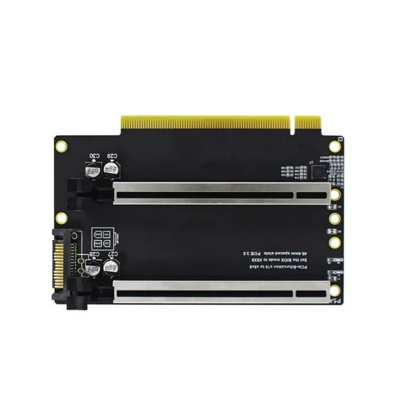 High-Speed PCIe Splitter for Professional Expansion Cards Compatible with Major Motherboard Card