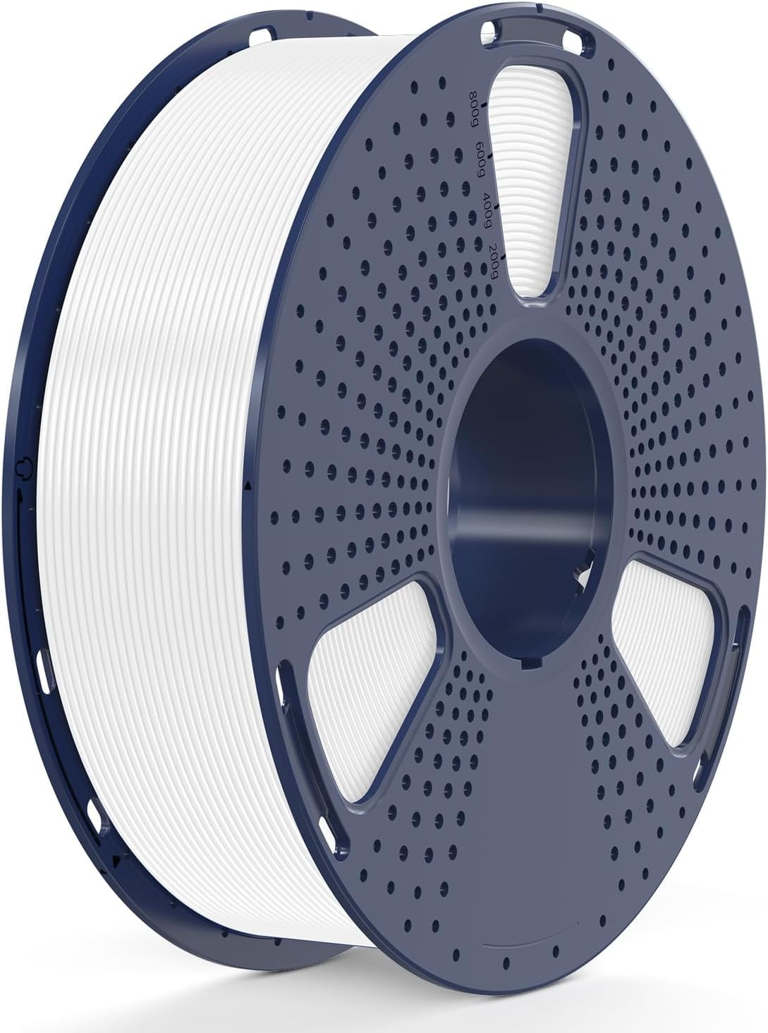 High Speed PETG 3D Filament 1.75mm, 30mm/s - 600mm/s Print Range, High Flow Speedy 3D Printer Filament, Fit Most FDM Printers, Dimensional Accuracy +/- 0.02mm, 1kg Spool, (White)