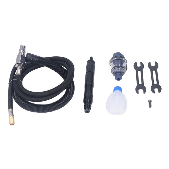 High Speed Pneumatic Grinding Pen and 1/4 Inch Air Die Grinder Kit for Handheld Precision Polishing Engraving and Detailed Metal Woodworking (8.27 x 5.51 x 2.36 inches / 21 x 14 x 6 cm)