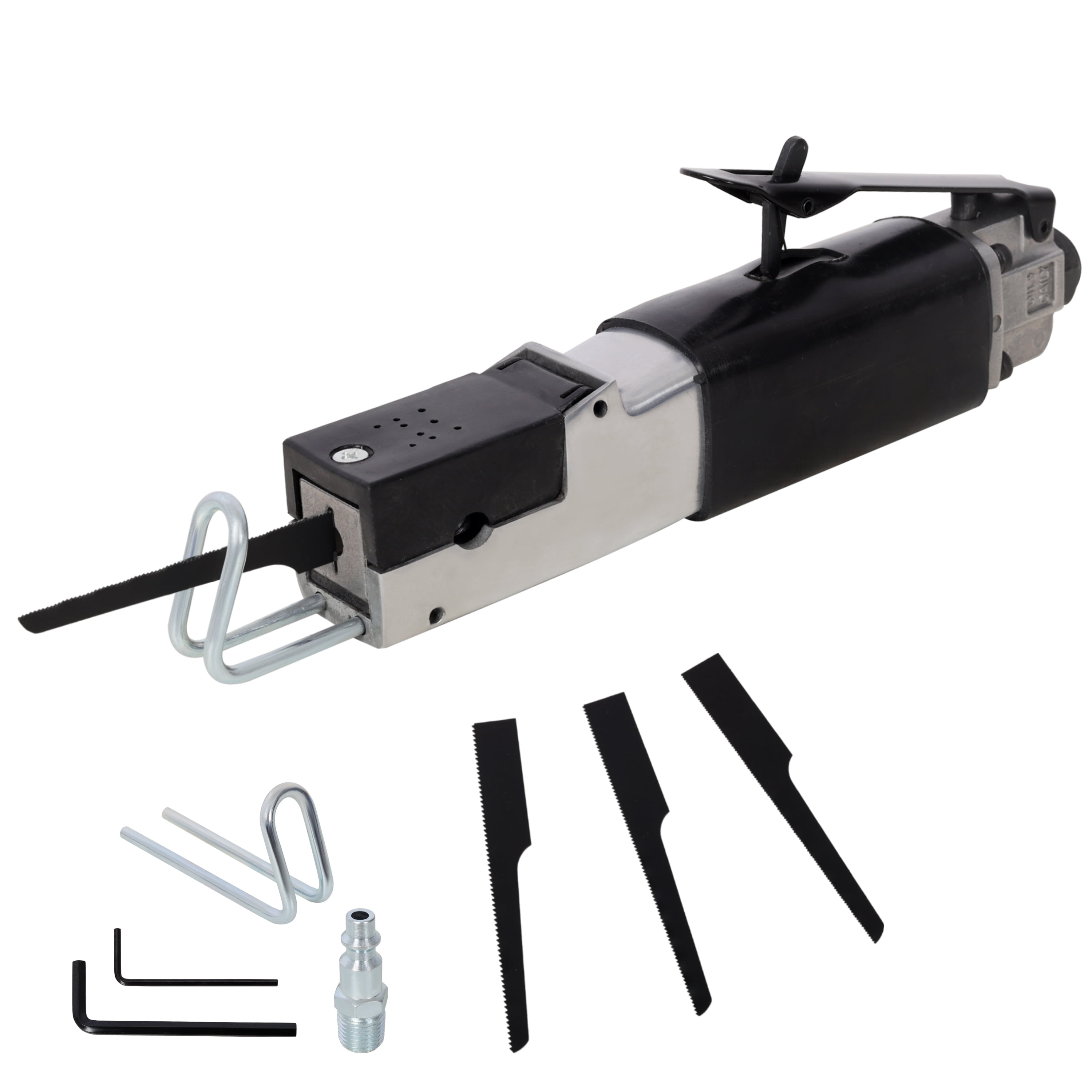 High Speed Pneumatic Reciprocating Body Saw 3 Blades 18T 24T 32T for Metal Sheet