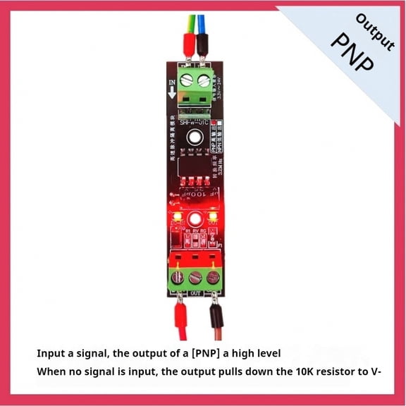 High Speed Pulse to PWM Converter Optocoupler Isolation Converter Board 3.3V/5V/12V/24V 3MHz for PLC NPN PNP 12-24V Signal Interface Module Board