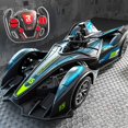 thumbnail image 1 of High-Speed RC Drift Car, 2.4G Remote Control Racing Toy, Rechargeable Stunt Vehicle with LED Lights, Outdoor Boys Girls Gift, Blue Durable Plastic Car, 1 of 9