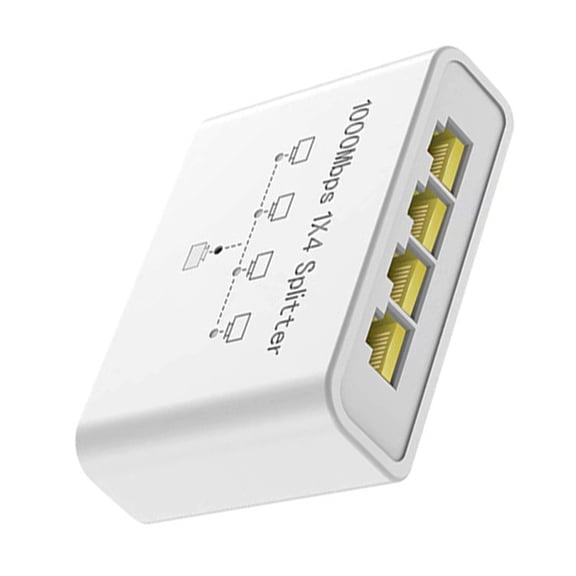 High-Speed RJ45 Ethernet Splitter 1000Mbps Gigabit for Use