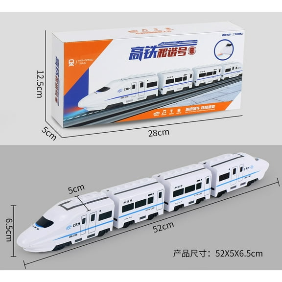 High-Speed Railway Train Toy - Universal Tabletop Games for Parent-Child Assembly and Interaction