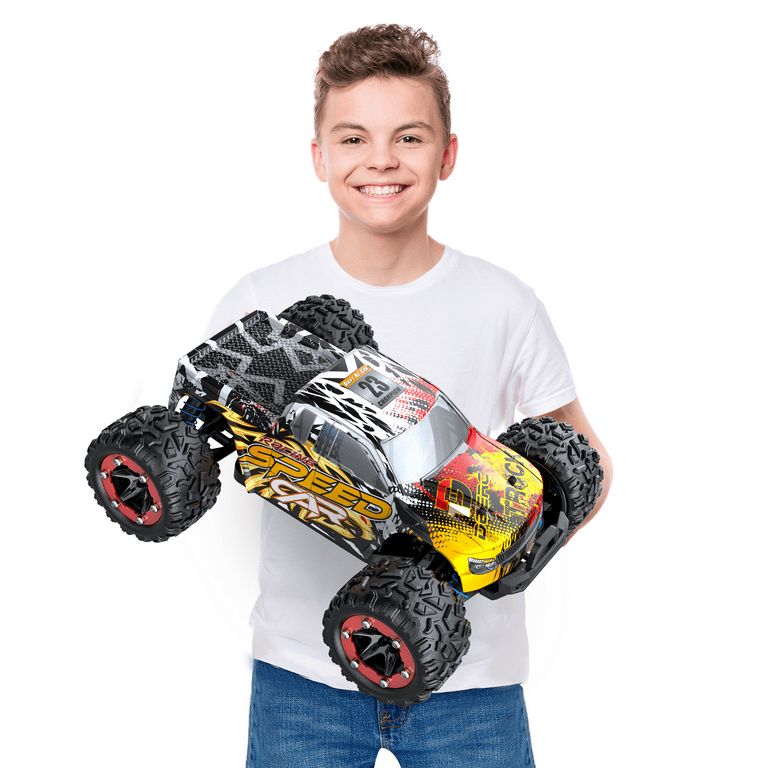 MaxTronic RC Cars,High Speed Remote Control Car for Adults,1:18 Scale 36  KM/H 4WD Off Road RC Monster Truck,All Terrain Electric Cars Two  Rechargeable