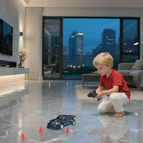 High Speed Remote Control Car Mini 164 RC Toy for Kids Rechargeable Wireless Controller for Children Age 6 and Up