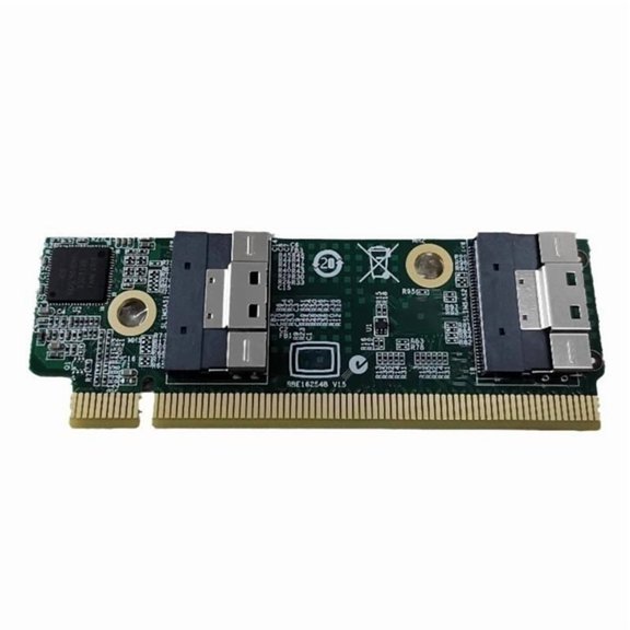 High Speed SFF-8654 to PCIe X16 External Extension Card Adapters SFF-8654 Adapters Card Computer for 1U Server,1 * Extension Card