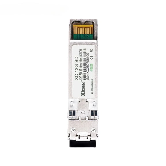 High-Speed SFP Double Fiber 12G-SDI/SD-SDI Transceiver Module for 4K Video - Compatible with BMD Yellowbrick