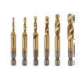 HighSpeed Steel Drilling Tapping Chamfering Integrated Drill Bit Set