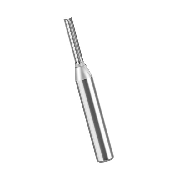High Speed Steel End Mill 1/4inch Shank Straight Slot Milling Cutter Wood Cutter