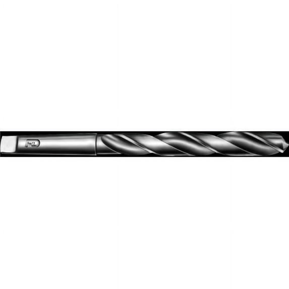 High Speed Steel Twist Drill - 1.562 dia. x 9.625 Flute Length x 16.625 OAL x No.5 Taper Shank - Series D209