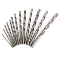 thumbnail image 1 of High Speed Steel Twist Drill Set 13 Piece Titanium Plated For Metal Wood Home Diy And Construction Engineering With Straight Shank And Organized Holder, 1 of 7