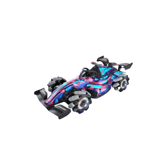 High-Speed Stunt Racing RC Car w/ Spray, Lights & Music for Kids 6+