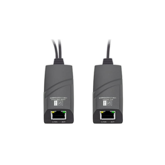 High Speed USB 2.0 Over Cat5 Cat6 Extender Kit With Active Power