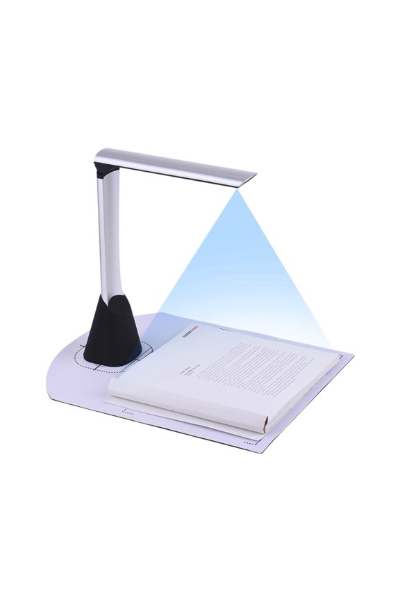 High Speed USB Book Image Document Camera Scanner, 5 Mega-pixel HD High-Definition A4 Scanning Size With OCR Function LED Light ,Built-In Convenience
