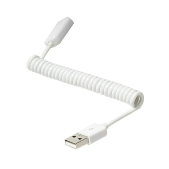 High Speed USB2.0 Male to Female Spiral Coiled Extension Cable Cord for Charging Data Transmission