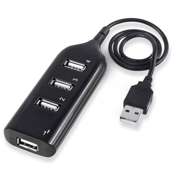 High Speed Usb Hub, 4 Port Splitter Usb Adapter Mini Hub Socket for PC Laptop Notebook
