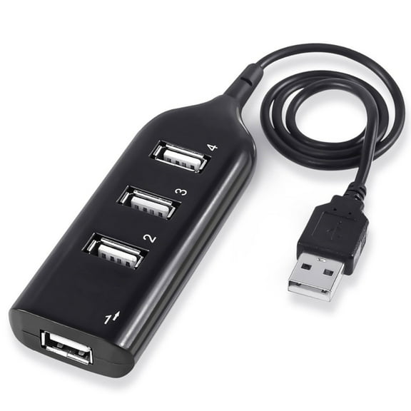 High Speed Usb Hub, 4 Port Splitter Usb Adapter Mini Hub Socket for PC Laptop Notebook