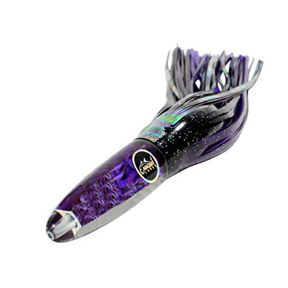 High Speed Wahoo Lures - Wahoo Clippers (Purple, Rigged with Trolling Weight)