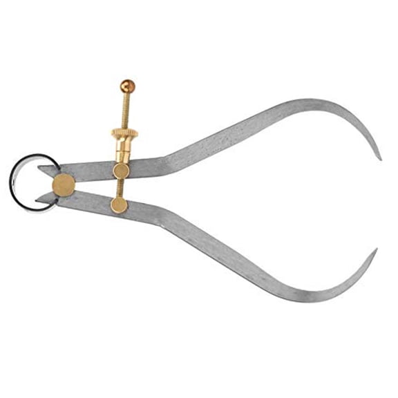 High Spring Caliper Measuring Tool Featuring Flexible for Accurate Lathe Sizing