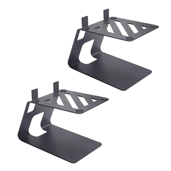 High Stability Monitor Speakers Stand Risers Comfortable Viewing Angles Stand Mount Speakers Support Metal Risers