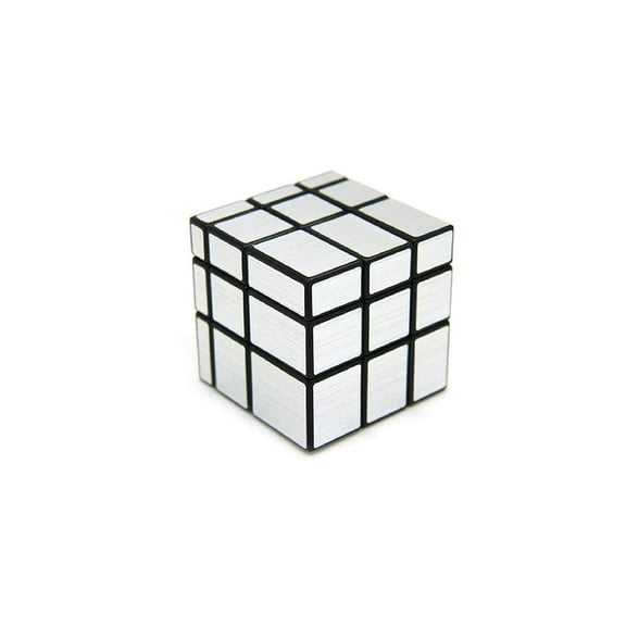 High Stability Stickerless - 3x3x3 Speed Cube (Silver Mirror Cube)