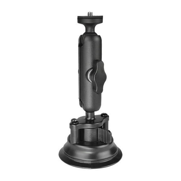 High Stability Windshield Suction Bracket Holder Double Head Design for Action Cameras Smooth Surfaces Installation