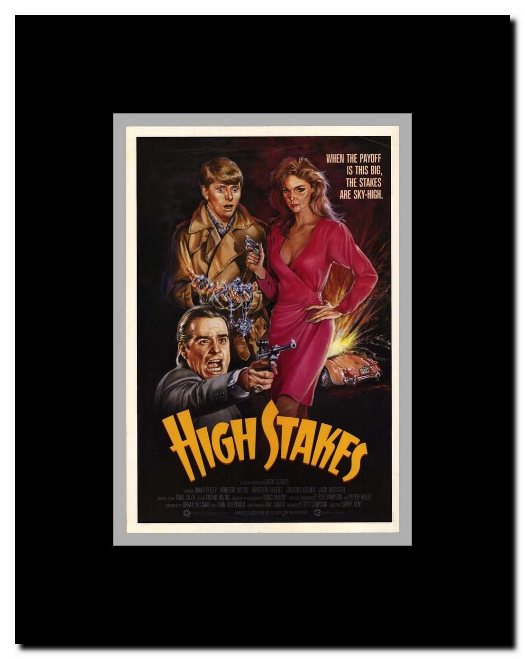 High Stakes Framed Movie Poster
