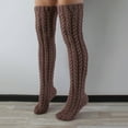 thumbnail image 1 of High Stockings For Womens Knit Extra Long Boot Socks Over Knee Thigh Stocking Leg Warmers Thigh High Stocking plus Size Trendy Tights Support Stockings for Women 7 Nightshirt Holiday Stockings Super, 1 of 3