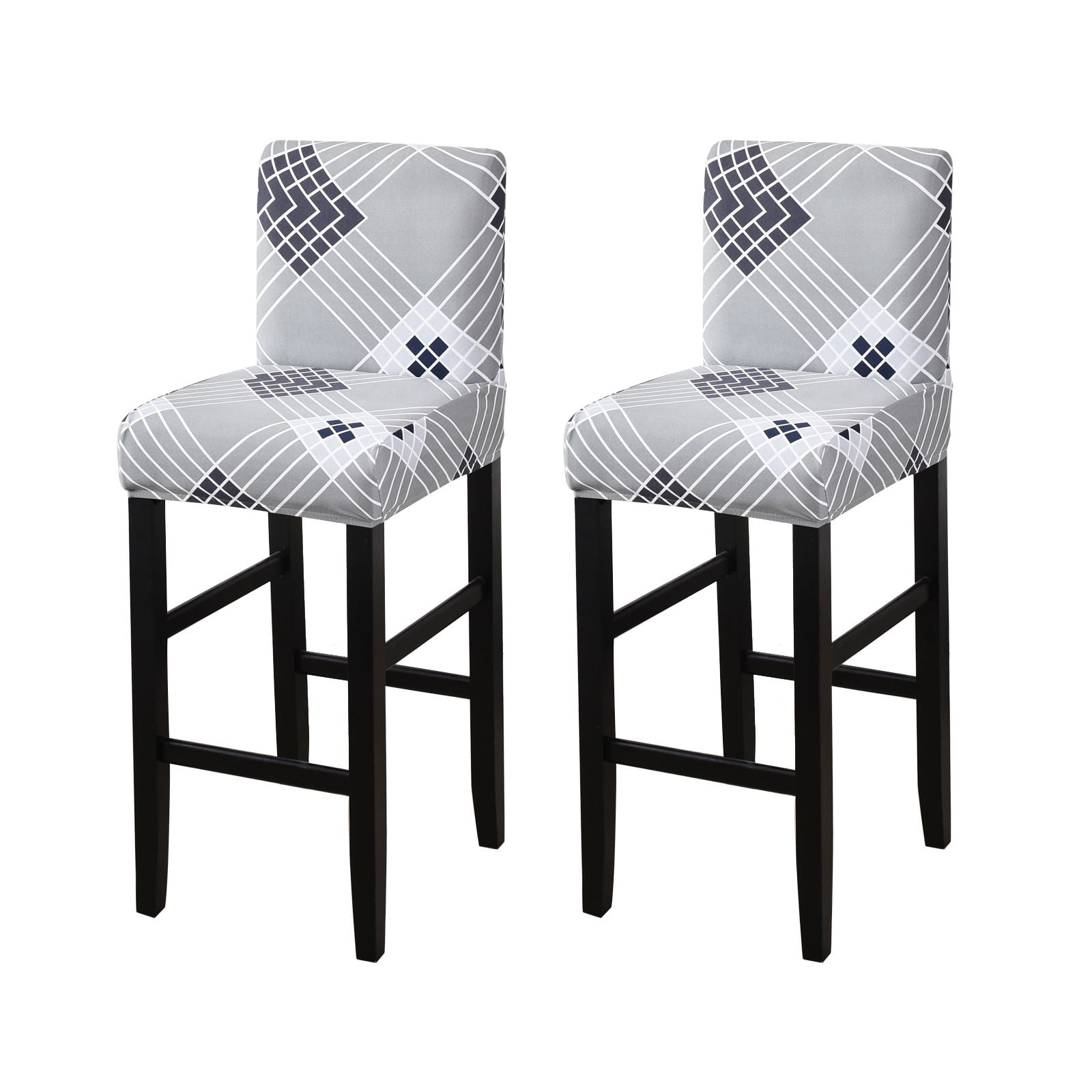 High Stool Cover Reusable Stretch Washable Pub Counter Stool Chair ...